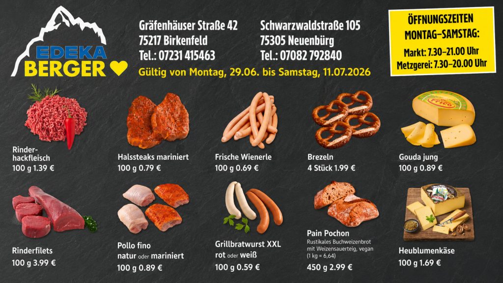 Starke Coupon-Angebote für Birkenfeld und Neuenbürg